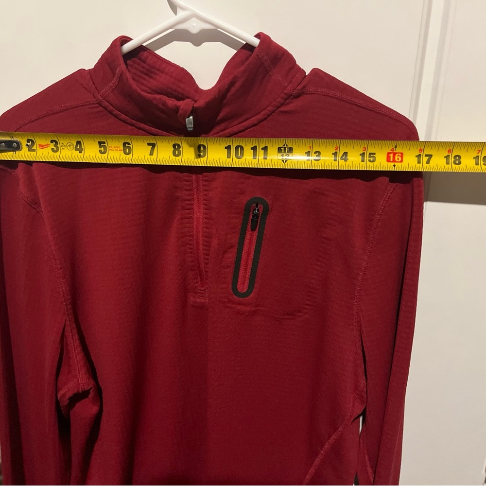 Ten Thousand Red Zip Up Sweater - Picture 4 of 4